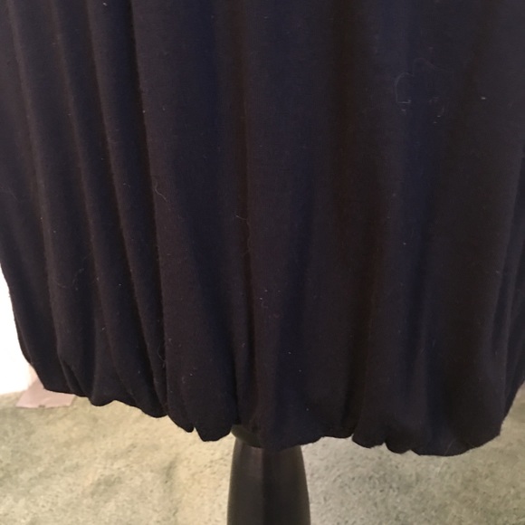 🛍🎁Black Tunic Dress “Made In Italy”  Sz M - Picture 3 of 6